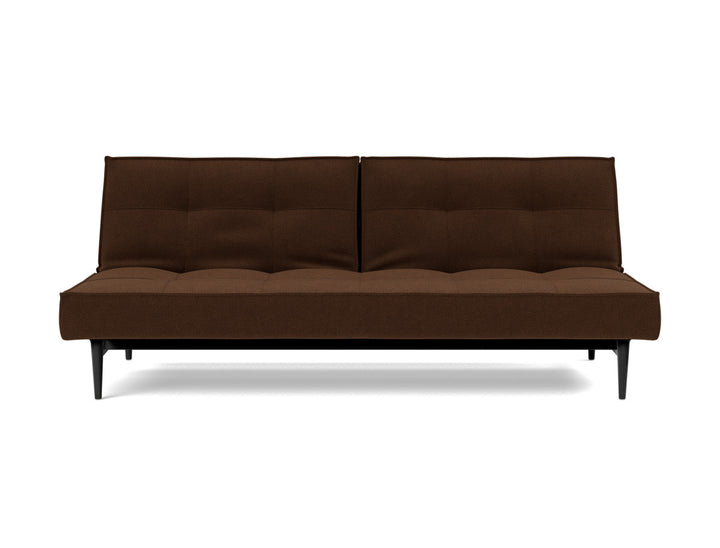 Canapea extensibila Splitback Styletto Black Wood 115x210cm, tesatura la alegere #material_359-taura-cappuccino