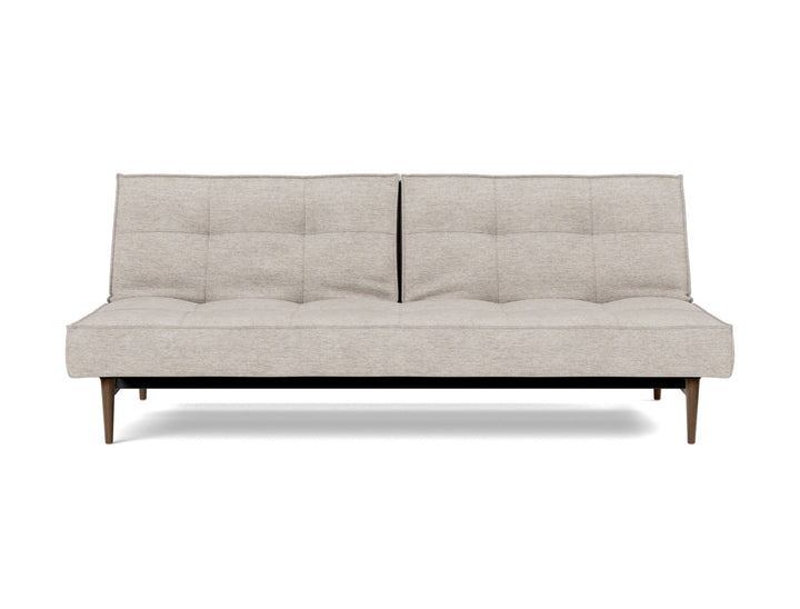 Canapea extensibila Splitback Styletto Dark Wood 115x210cm, tesatura la alegere #material_471-yuveno-sand