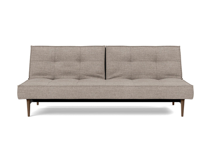 Canapea extensibila Splitback Styletto Dark Wood 115x210cm, tesatura la alegere #material_472-yuveno-warm-grey
