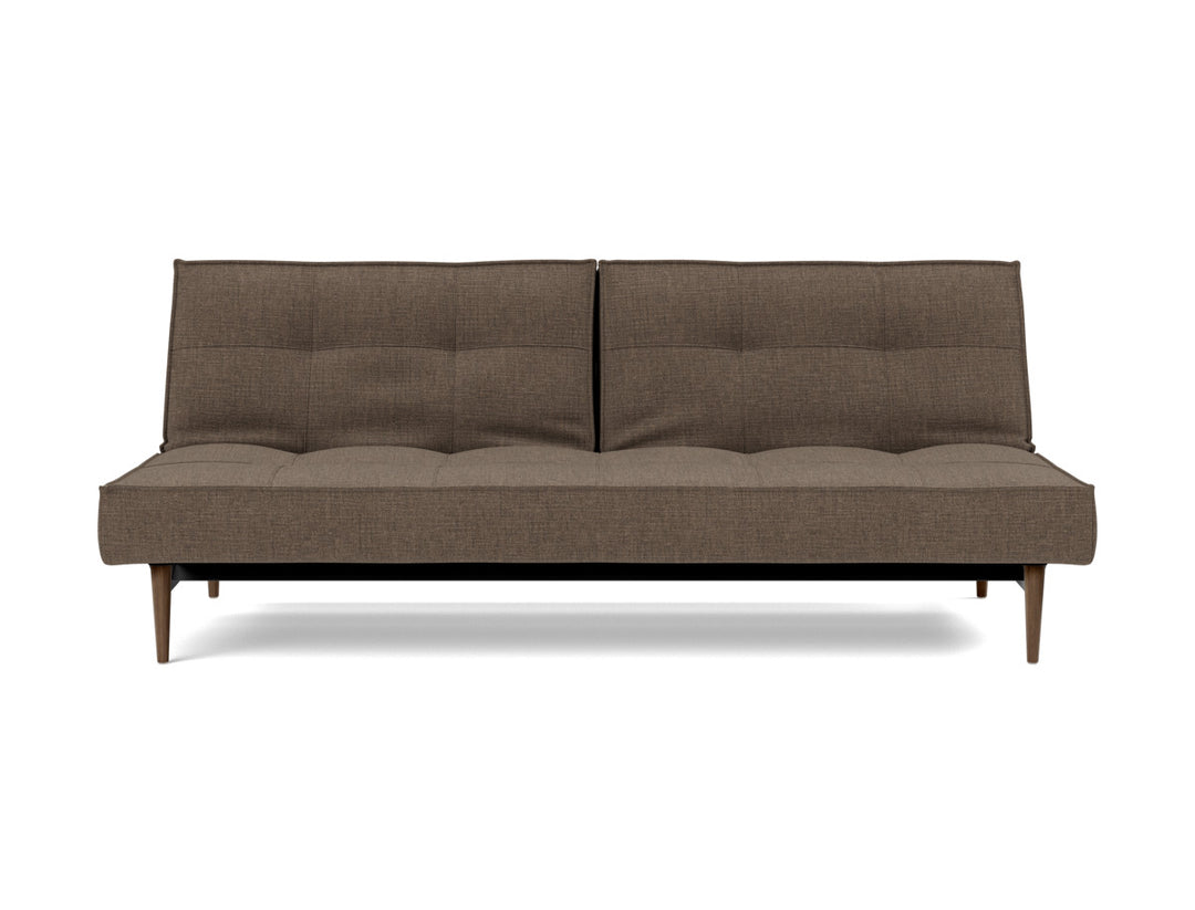 Canapea extensibila Splitback Styletto Dark Wood 115x210cm, tesatura la alegere #material_411-esina-cedar-brown