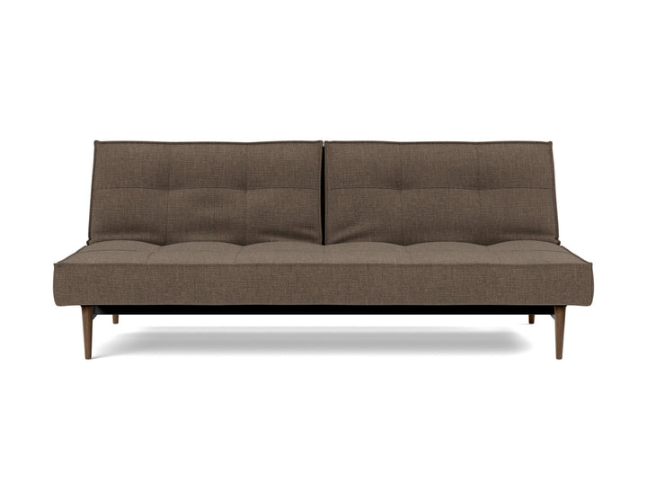 Canapea extensibila Splitback Styletto Dark Wood 115x210cm, tesatura la alegere #material_411-esina-cedar-brown