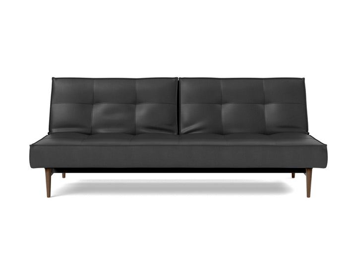 Canapea extensibila Splitback Styletto Dark Wood 115x210cm, tesatura la alegere #material_550-faunal-black