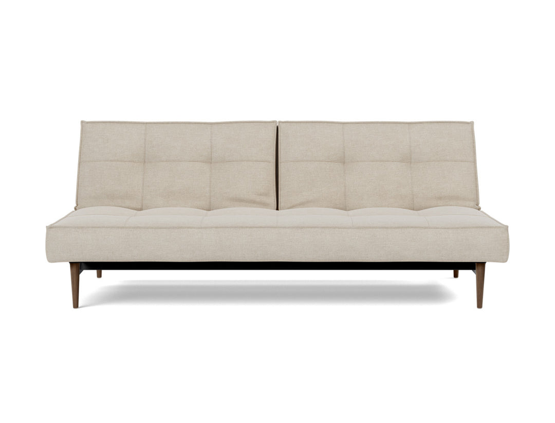 Canapea extensibila Splitback Styletto Dark Wood 115x210cm, tesatura la alegere #material_586-phobos-latte