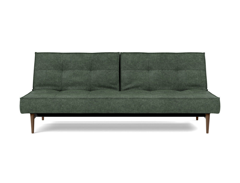 Canapea extensibila Splitback Styletto Dark Wood 115x210cm, tesatura la alegere #material_281-avella-pine-green