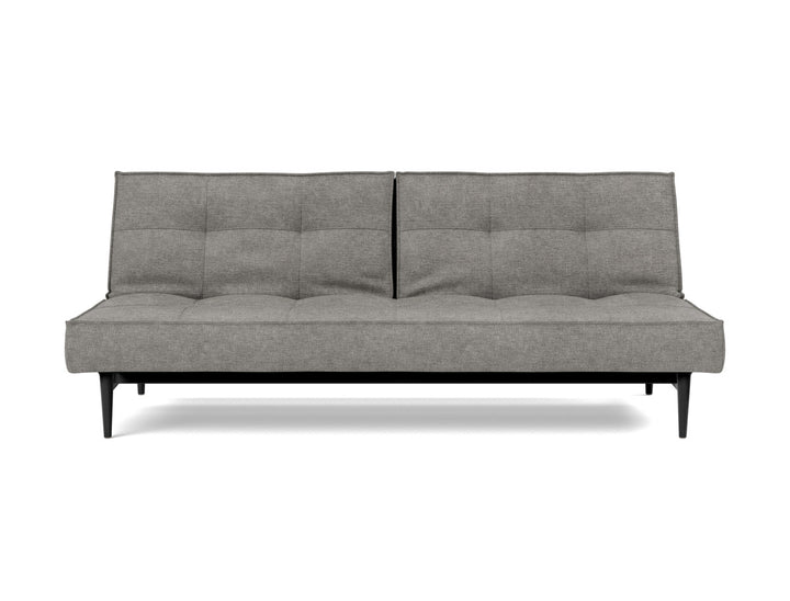 Canapea extensibila Splitback Styletto Black Wood 115x210cm, tesatura la alegere #material_282-avella-warm-grey