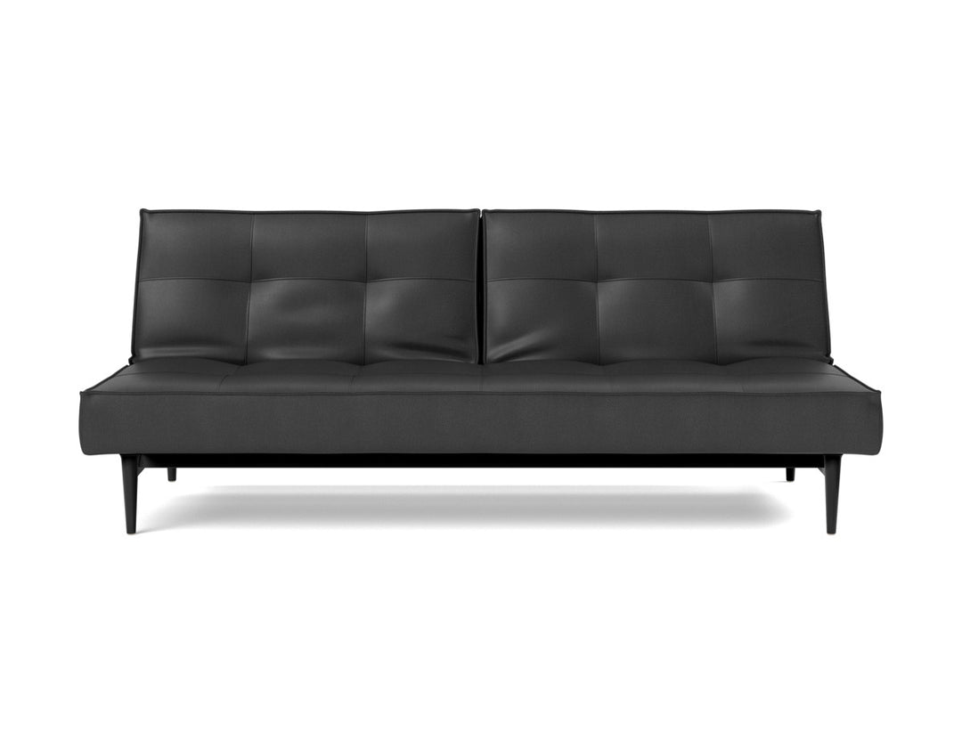 Canapea extensibila Splitback Styletto Black Wood 115x210cm, tesatura la alegere #material_550-faunal-black