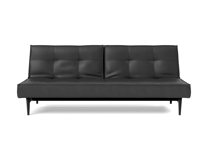 Canapea extensibila Splitback Styletto Black Wood 115x210cm, tesatura la alegere #material_550-faunal-black