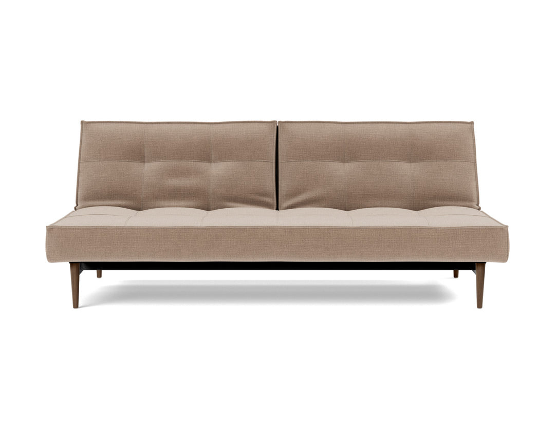 Canapea extensibila Splitback Styletto Dark Wood 115x210cm, tesatura la alegere #material_417-esina-mocha