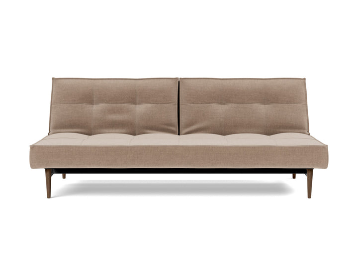 Canapea extensibila Splitback Styletto Dark Wood 115x210cm, tesatura la alegere #material_417-esina-mocha
