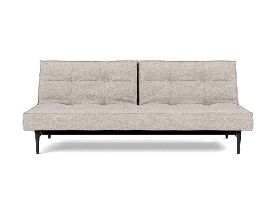 Canapea extensibila Splitback Styletto Black Wood 115x210cm, tesatura la alegere #material_471-yuveno-sand