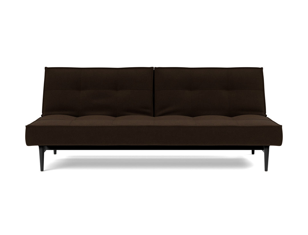 Canapea extensibila Splitback Styletto Black Wood 115x210cm, tesatura la alegere #material_358-taura-chocco