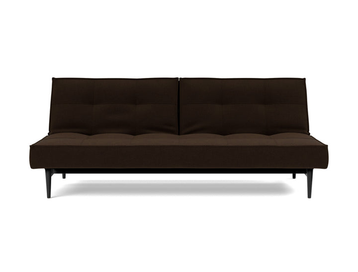 Canapea extensibila Splitback Styletto Black Wood 115x210cm, tesatura la alegere #material_358-taura-chocco