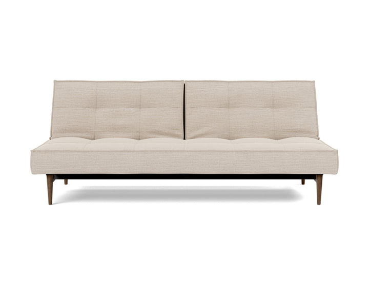 Canapea extensibila Splitback Styletto Dark Wood 115x210cm, tesatura la alegere #material_612-blida-sand-grey