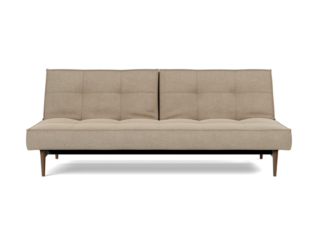 Canapea extensibila Splitback Styletto Dark Wood 115x210cm, tesatura la alegere #material_587-phobos-mocha