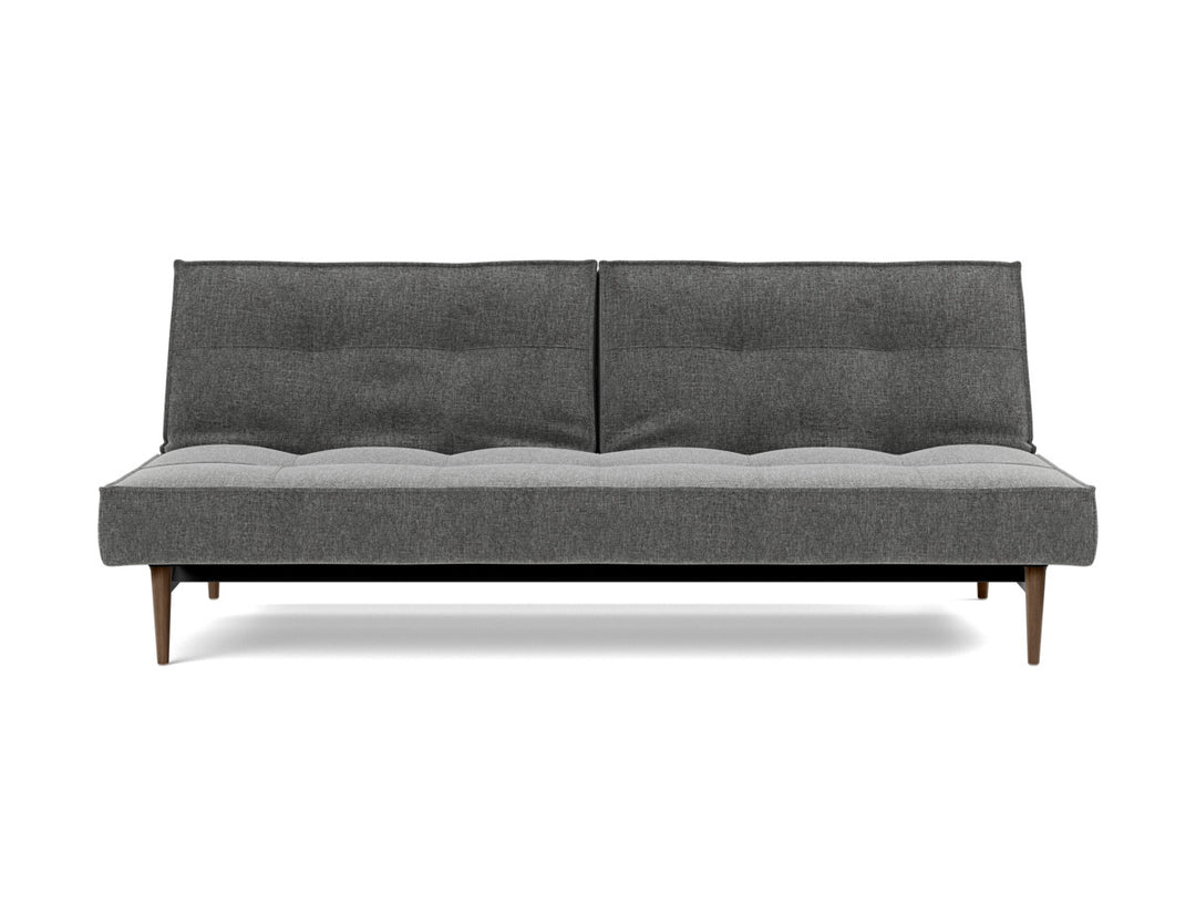 Canapea extensibila Splitback Styletto Dark Wood 115x210cm, tesatura la alegere #material_563-twist-charcoal