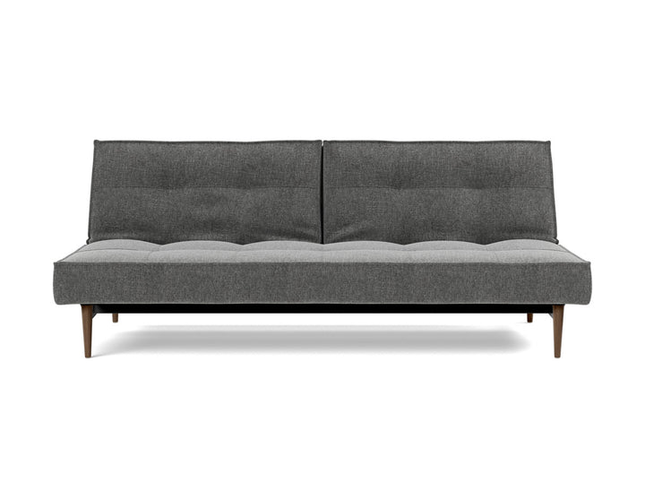 Canapea extensibila Splitback Styletto Dark Wood 115x210cm, tesatura la alegere #material_563-twist-charcoal