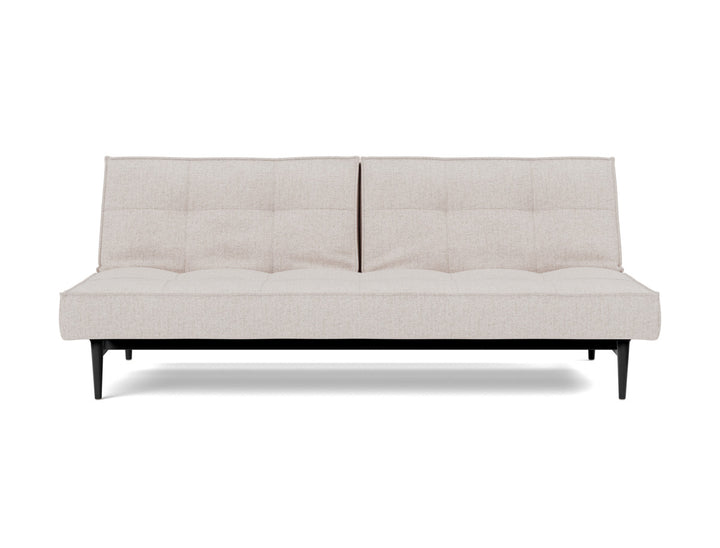 Canapea extensibila Splitback Styletto Black Wood 115x210cm, tesatura la alegere #material_300-weda-sand