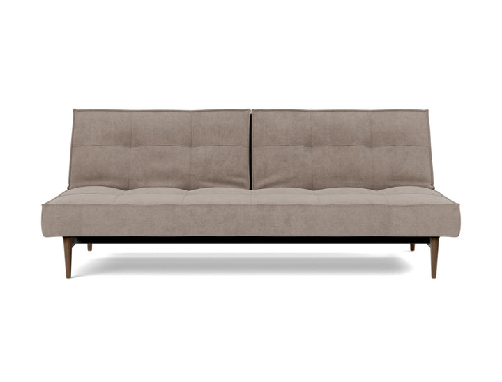 Canapea extensibila Splitback Styletto Dark Wood 115x210cm, tesatura la alegere #material_318-cordufine-beige