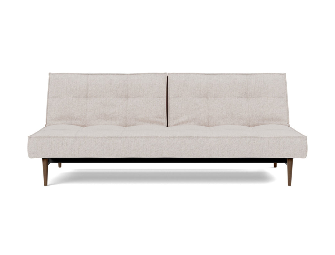 Canapea extensibila Splitback Styletto Dark Wood 115x210cm, tesatura la alegere #material_300-weda-sand