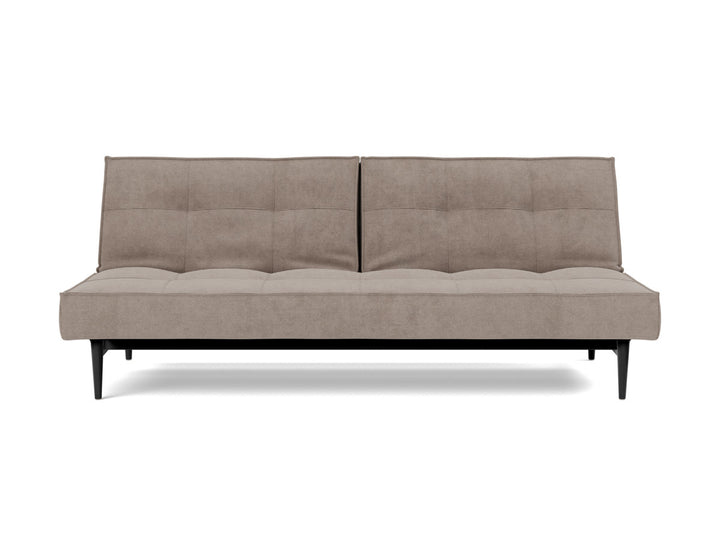 Canapea extensibila Splitback Styletto Black Wood 115x210cm, tesatura la alegere #material_318-cordufine-beige