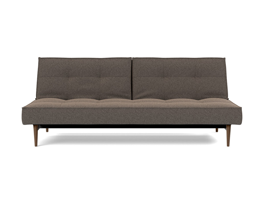 Canapea extensibila Splitback Styletto Dark Wood 115x210cm, tesatura la alegere #material_530-boucl-taupe