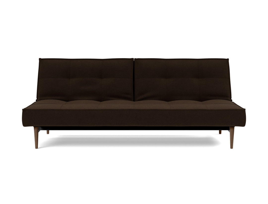 Canapea extensibila Splitback Styletto Dark Wood 115x210cm, tesatura la alegere #material_358-taura-chocco