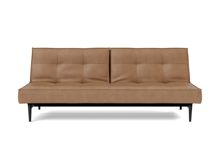 Canapea extensibila Splitback Styletto Black Wood 115x210cm, tesatura la alegere #material_551-faunal-brown