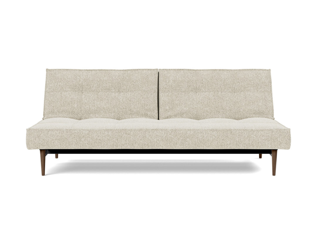 Canapea extensibila Splitback Styletto Dark Wood 115x210cm, tesatura la alegere #material_357-taura-off-white