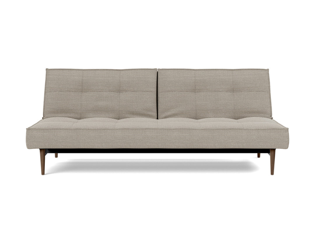 Canapea extensibila Splitback Styletto Dark Wood 115x210cm, tesatura la alegere #material_579-kenya-gravel