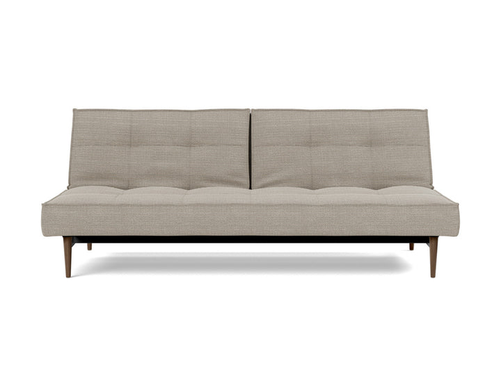 Canapea extensibila Splitback Styletto Dark Wood 115x210cm, tesatura la alegere #material_579-kenya-gravel