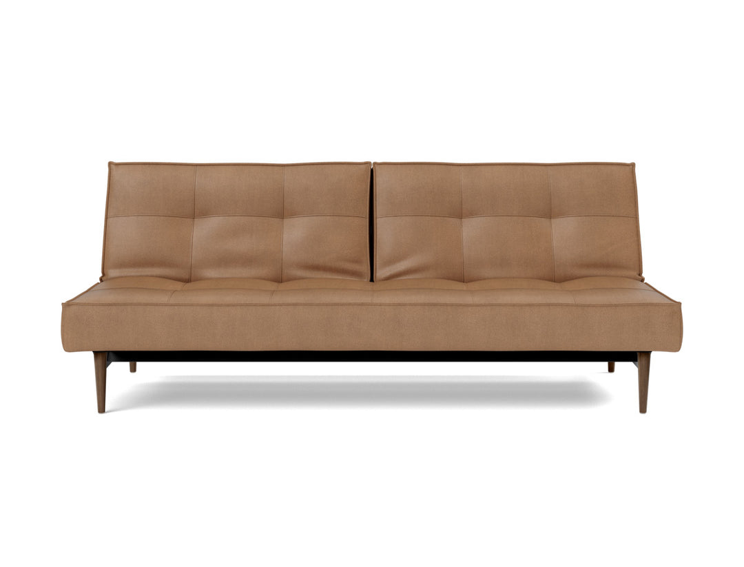Canapea extensibila Splitback Styletto Dark Wood 115x210cm, tesatura la alegere #material_551-faunal-brown