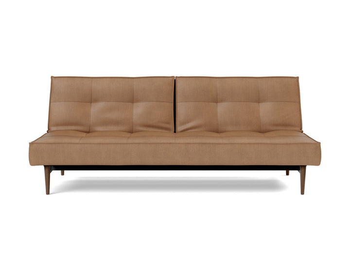 Canapea extensibila Splitback Styletto Dark Wood 115x210cm, tesatura la alegere #material_551-faunal-brown