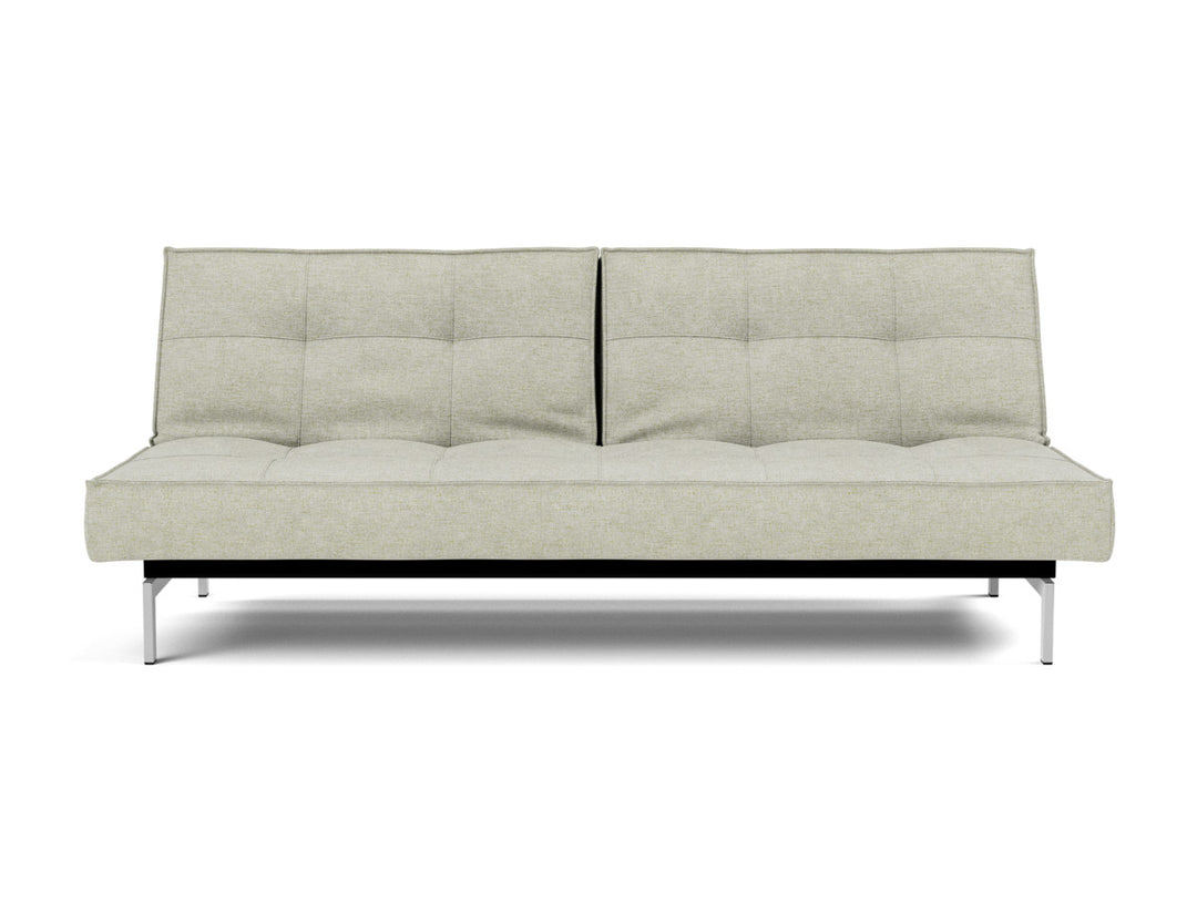 Canapea extensibila Splitback Chrome 115x210cm, tesatura la alegere #material_280-avella-sand