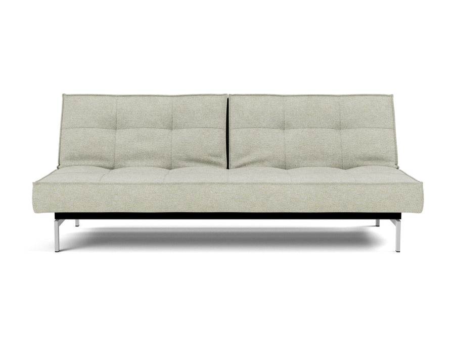 Canapea extensibila Splitback Chrome 115x210cm, tesatura la alegere #material_280-avella-sand
