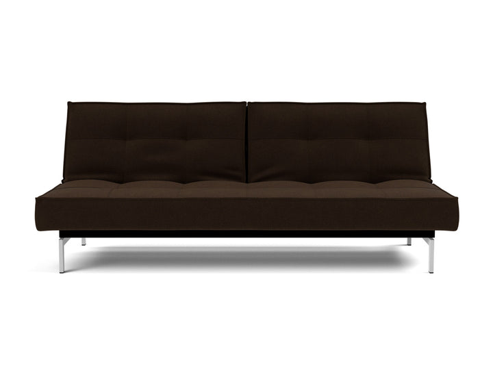 Canapea extensibila Splitback Chrome 115x210cm, tesatura la alegere #material_358-taura-chocco