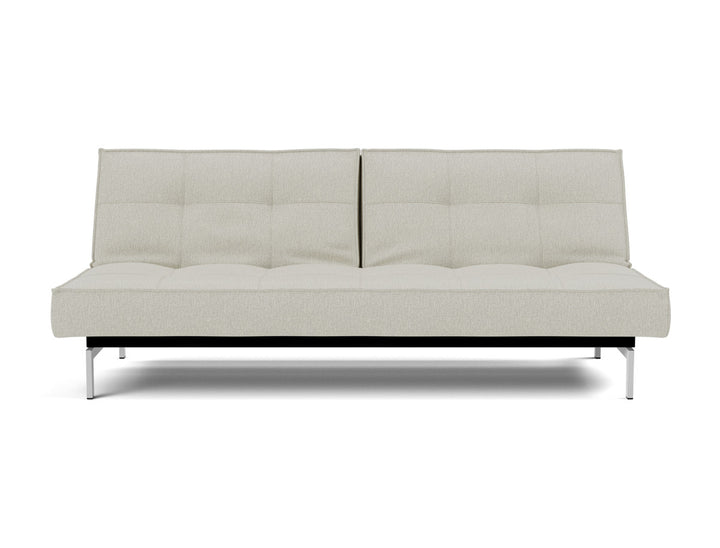 Canapea extensibila Splitback Chrome 115x210cm, tesatura la alegere #material_527-mixed-dance-natural