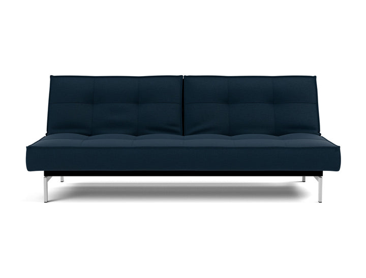 Canapea extensibila Splitback Chrome 115x210cm, tesatura la alegere #material_528-mixed-dance-blue