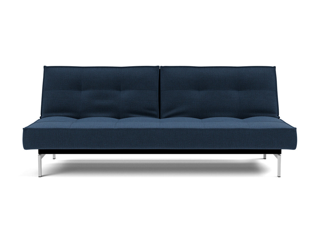 Canapea extensibila Splitback Chrome 115x210cm, tesatura la alegere #material_414-esina-indigo-blue
