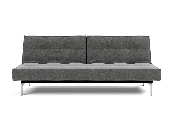 Canapea extensibila Splitback Chrome 115x210cm, tesatura la alegere #material_563-twist-charcoal