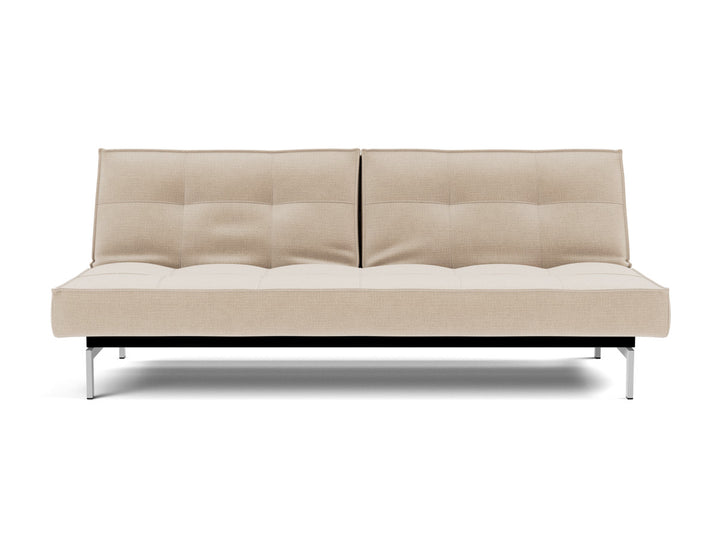 Canapea extensibila Splitback Chrome 115x210cm, tesatura la alegere #material_410-esina-almond