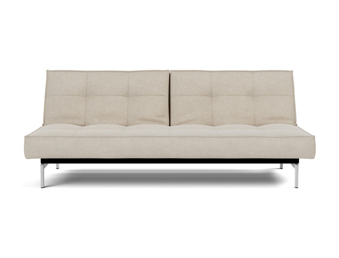 Canapea extensibila Splitback Chrome 115x210cm, tesatura la alegere #material_586-phobos-latte