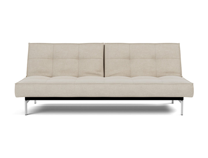 Canapea extensibila Splitback Chrome 115x210cm, tesatura la alegere #material_586-phobos-latte