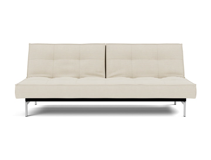 Canapea extensibila Splitback Chrome 115x210cm, tesatura la alegere #material_594-corduroy-ivory