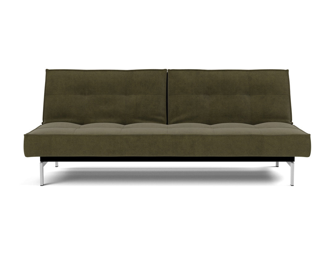 Canapea extensibila Splitback Chrome 115x210cm, tesatura la alegere #material_316-cordufine-pine-green