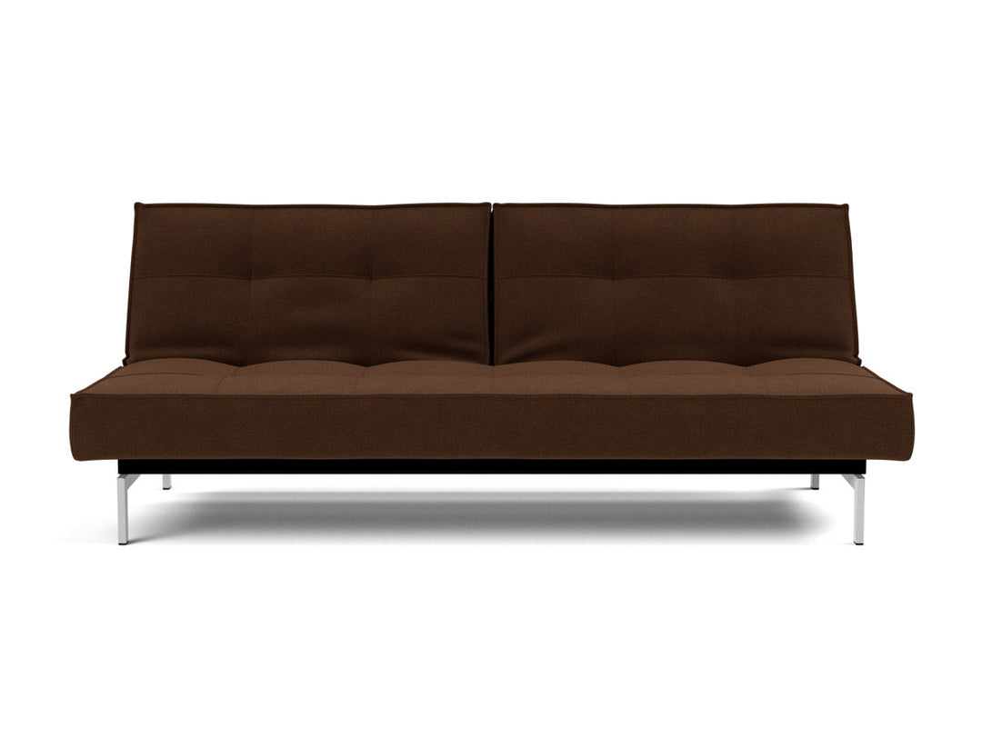 Canapea extensibila Splitback Chrome 115x210cm, tesatura la alegere #material_359-taura-cappuccino