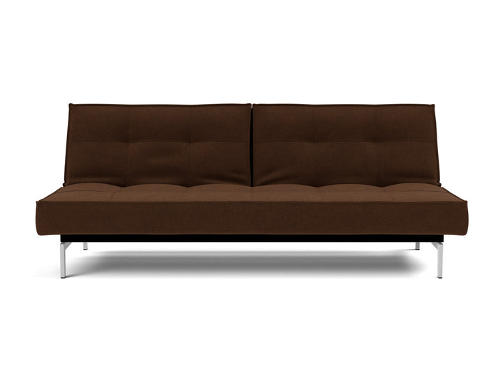 Canapea extensibila Splitback Chrome 115x210cm, tesatura la alegere #material_359-taura-cappuccino