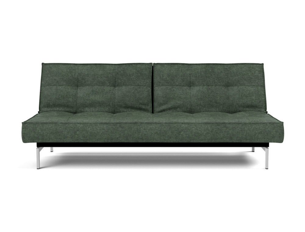 Canapea extensibila Splitback Chrome 115x210cm, tesatura la alegere #material_281-avella-pine-green