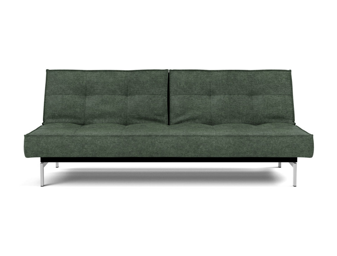 Canapea extensibila Splitback Chrome 115x210cm, tesatura la alegere #material_281-avella-pine-green