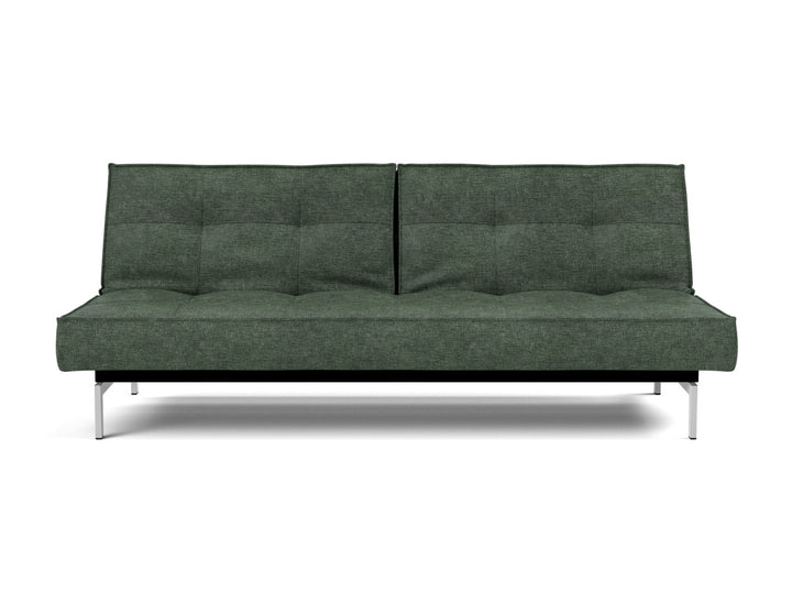 Canapea extensibila Splitback Chrome 115x210cm, tesatura la alegere #material_281-avella-pine-green