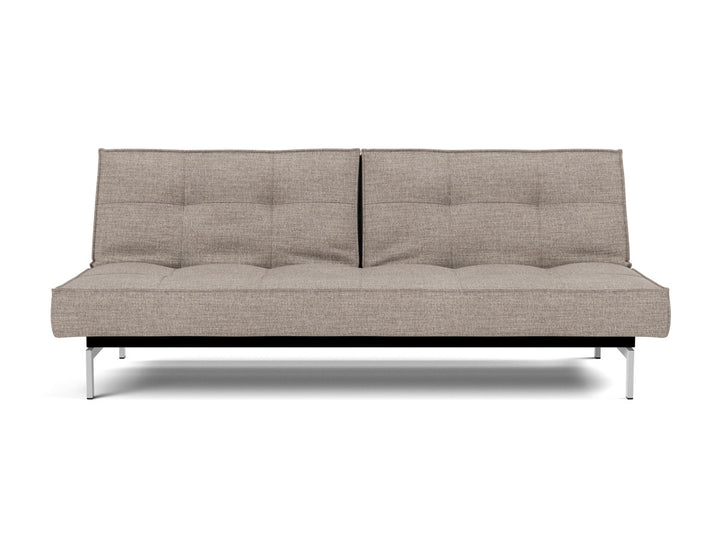 Canapea extensibila Splitback Chrome 115x210cm, tesatura la alegere #material_472-yuveno-warm-grey